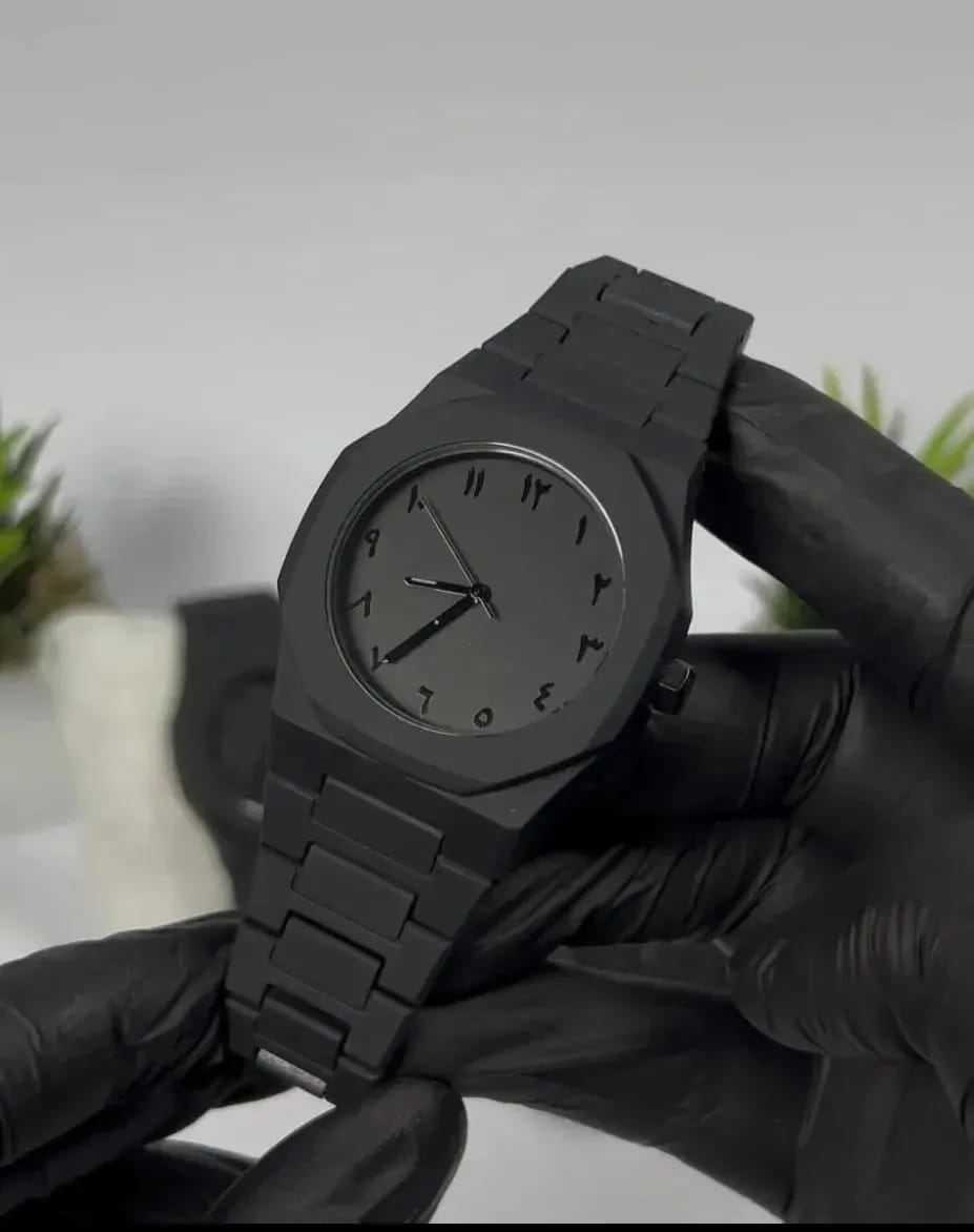 Men's Black Plastic Analogue Watch Lightweight Casual Wear
