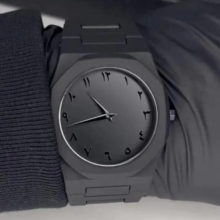 Men's Black Plastic Analogue Watch Lightweight Casual Wear