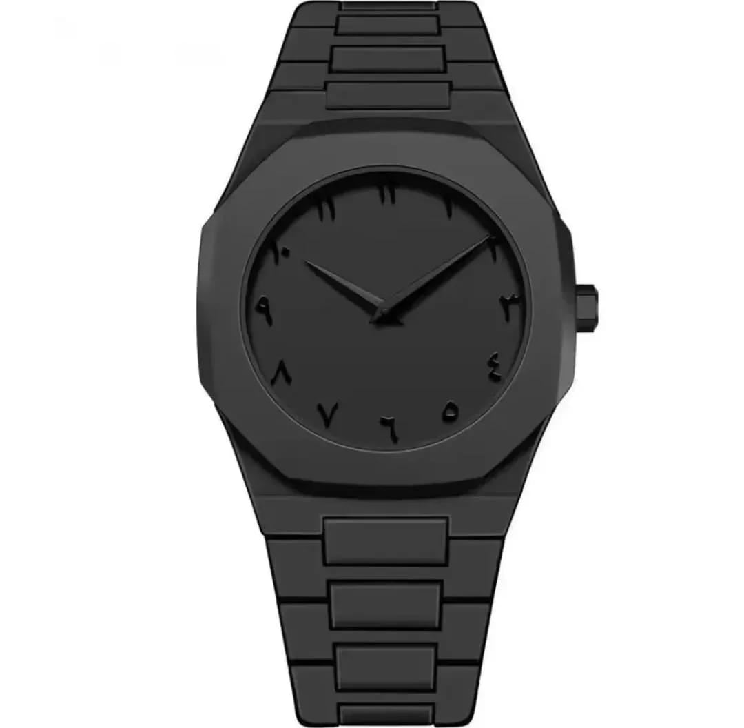 Men's Black Plastic Analogue Watch Lightweight Casual Wear