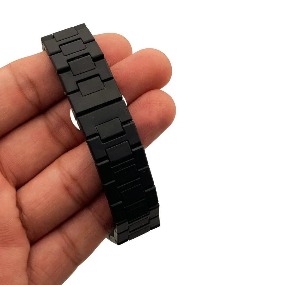 Men's Black Plastic Analogue Watch Lightweight Casual Wear