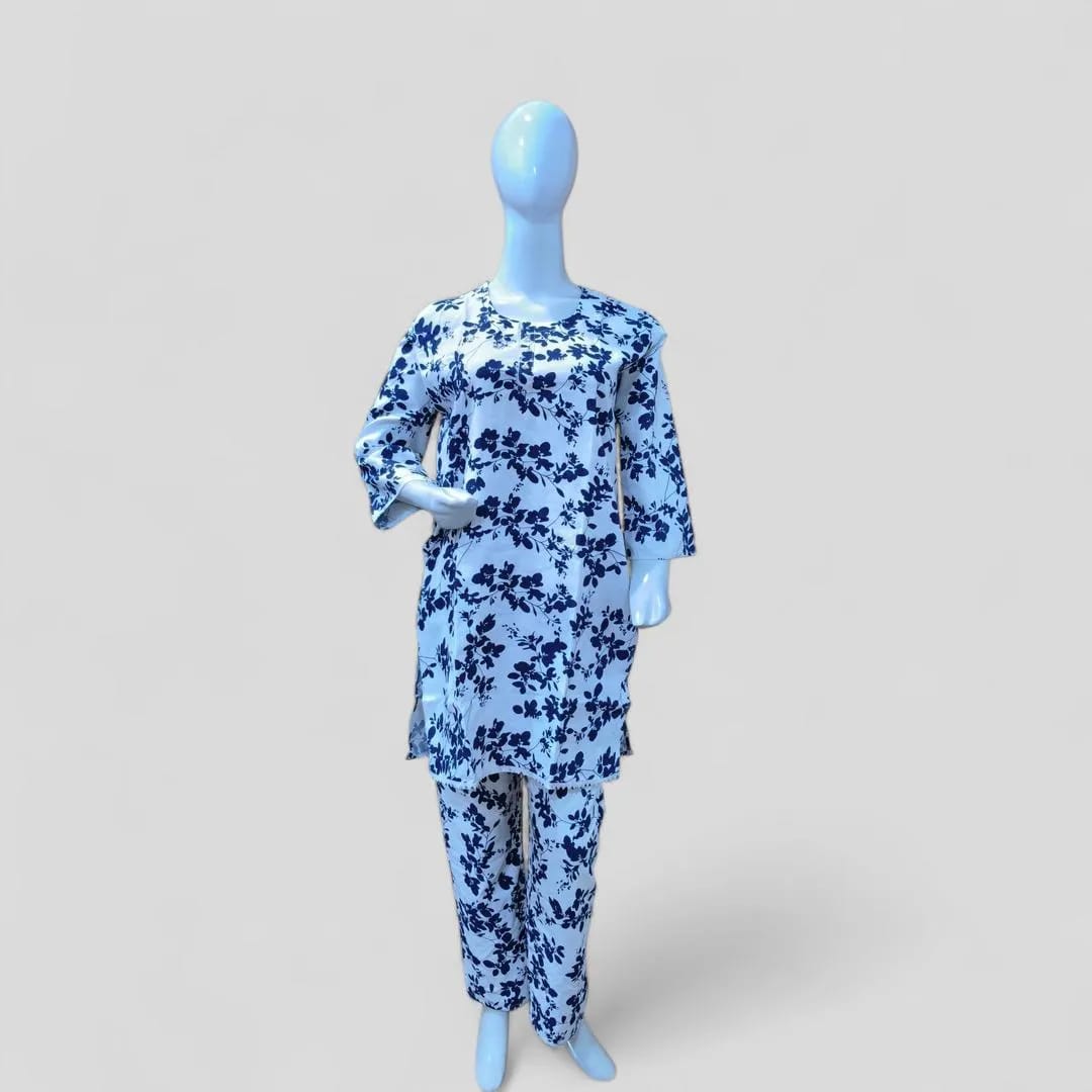 Cotton Lawn Floral 2-Piece Eid Wear Set