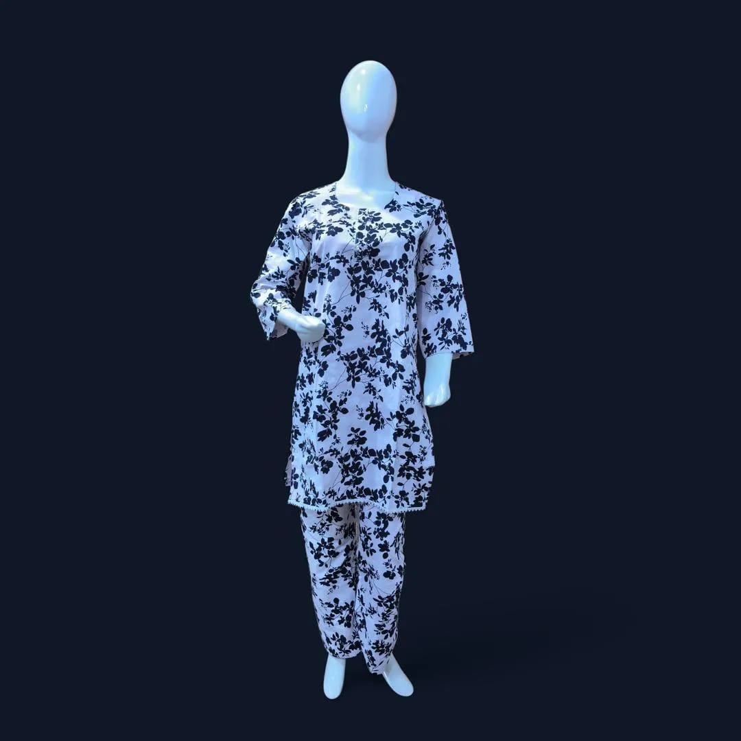Cotton Lawn Floral 2-Piece Eid Wear Set