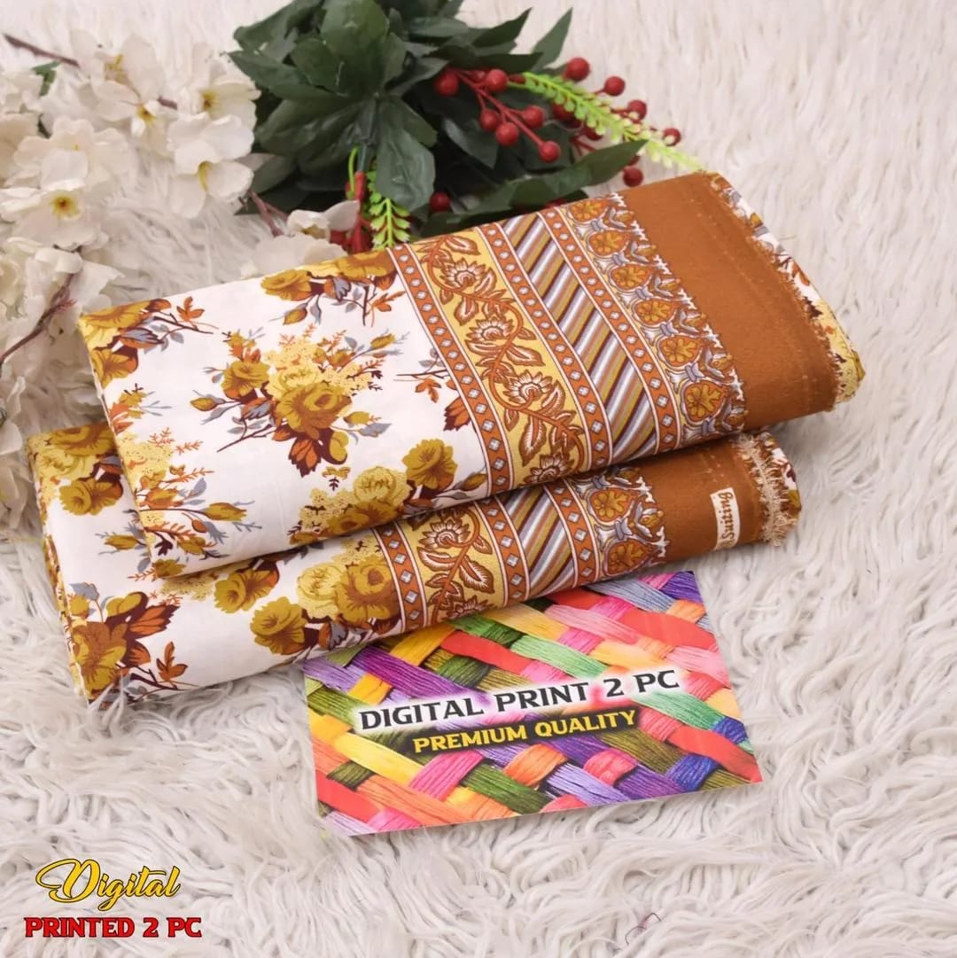 Digital Print Cotton Shirt & Trouser Set Brown   Red Floral Printed 2Pc Cotton Shirt & Trouser PcsGreen Floral Printed Cotton Yellow Floral CottonCottonRed Floral Printed 2Pc Cotton Shirt & Trouser Set Suit Black Floral