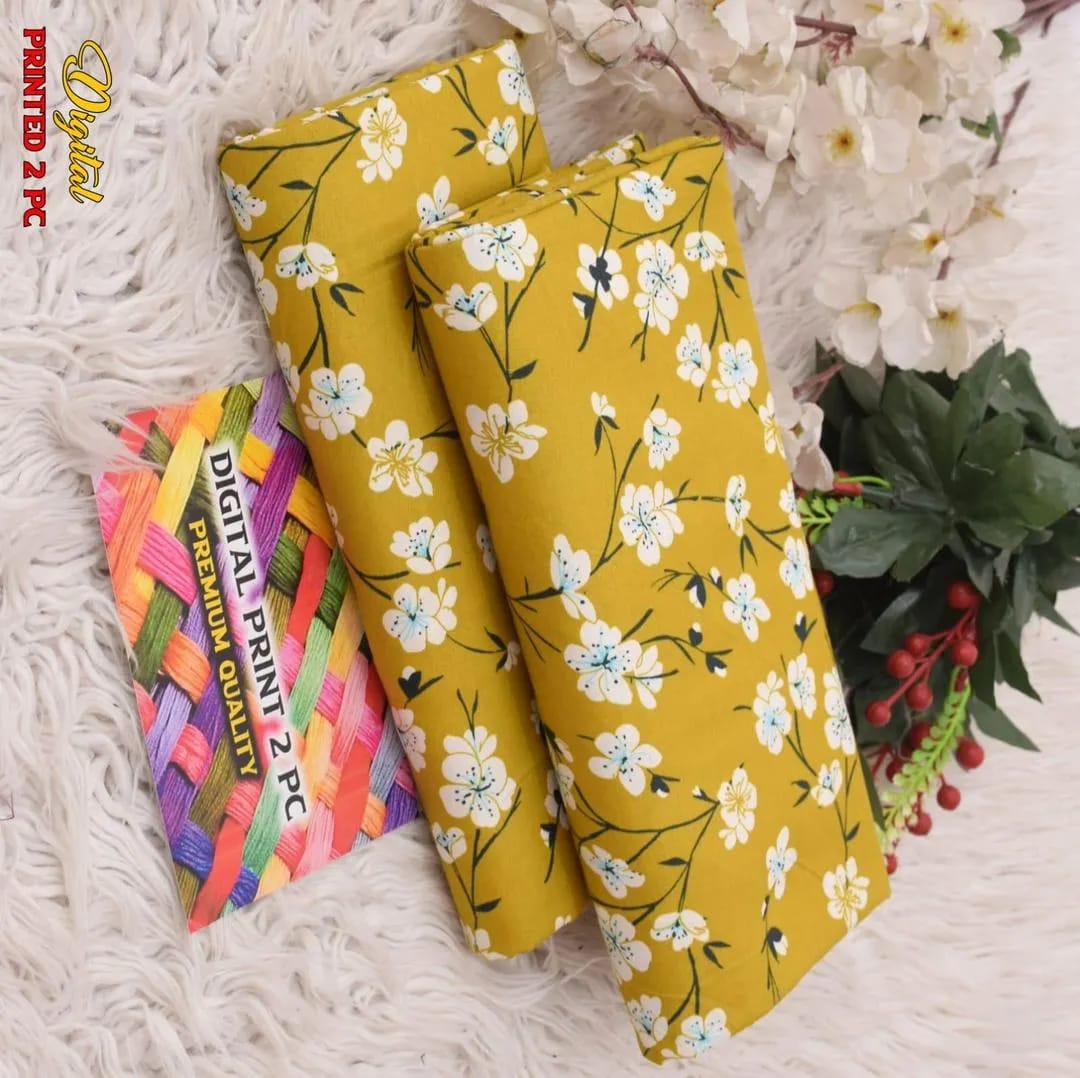 Digital Print Cotton Shirt & Trouser Set Brown   Red Floral Printed 2Pc Cotton Shirt & Trouser PcsGreen Floral Printed Cotton Yellow Floral CottonCottonRed Floral Printed 2Pc Cotton Shirt & Trouser Set Suit Black Floral