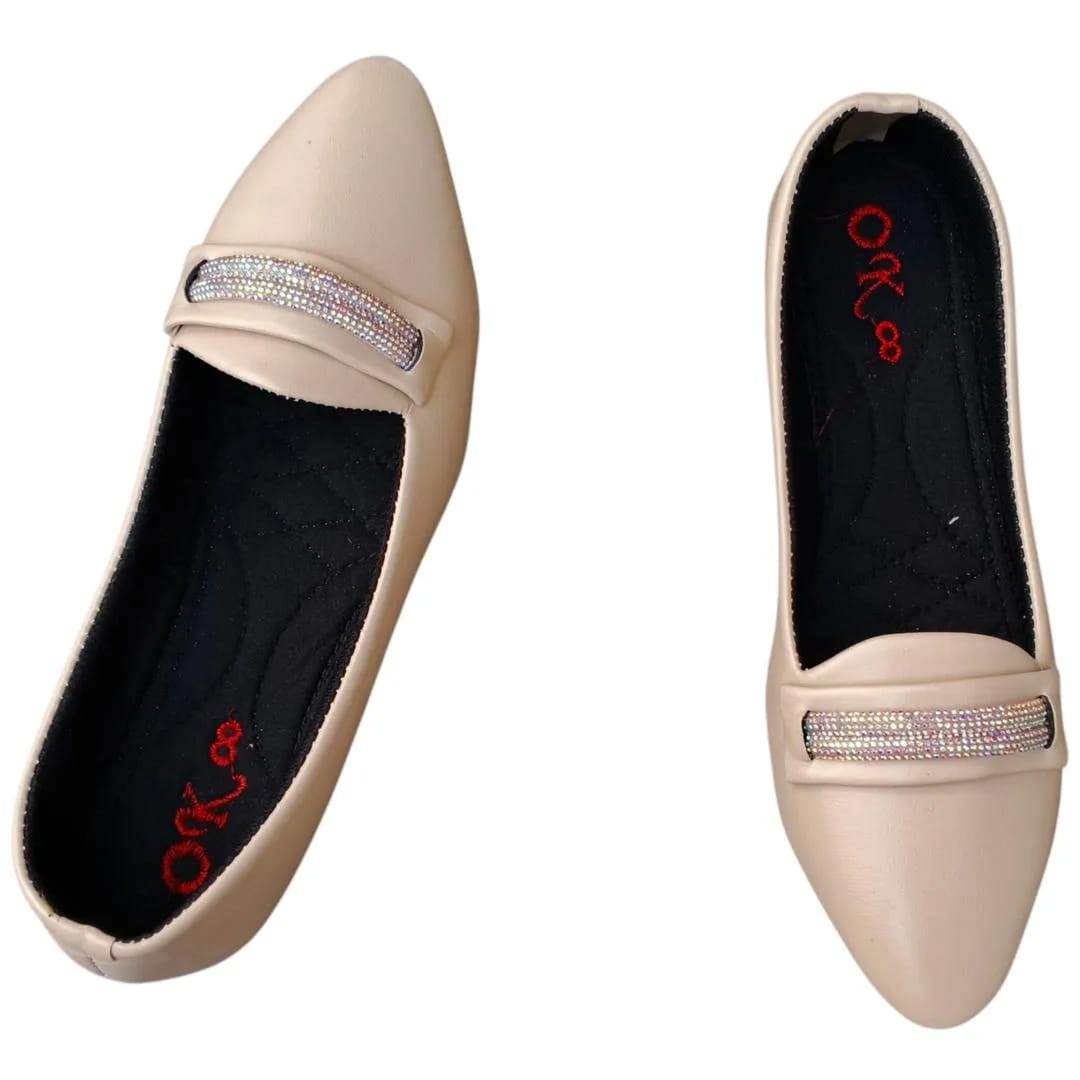 Women Synthetic Leather Formal Pumps Off White Size 7-10